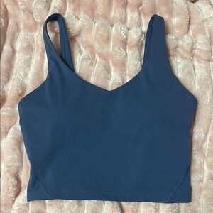 Women's Blue V-Neck Bralette